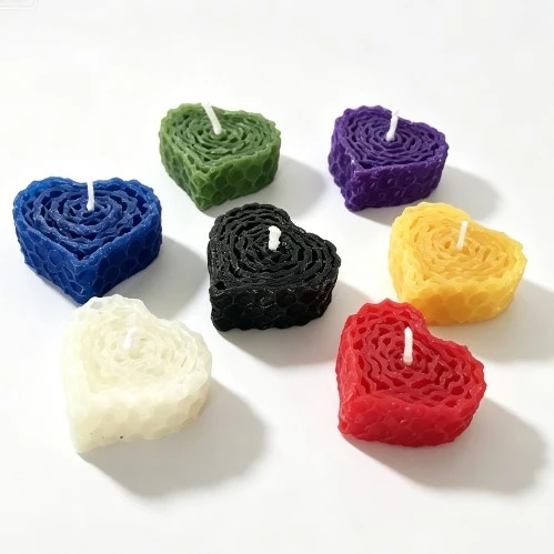 Hand Rolled Beeswax Taper Candles Hand Rolled Beeswax Taper Candles